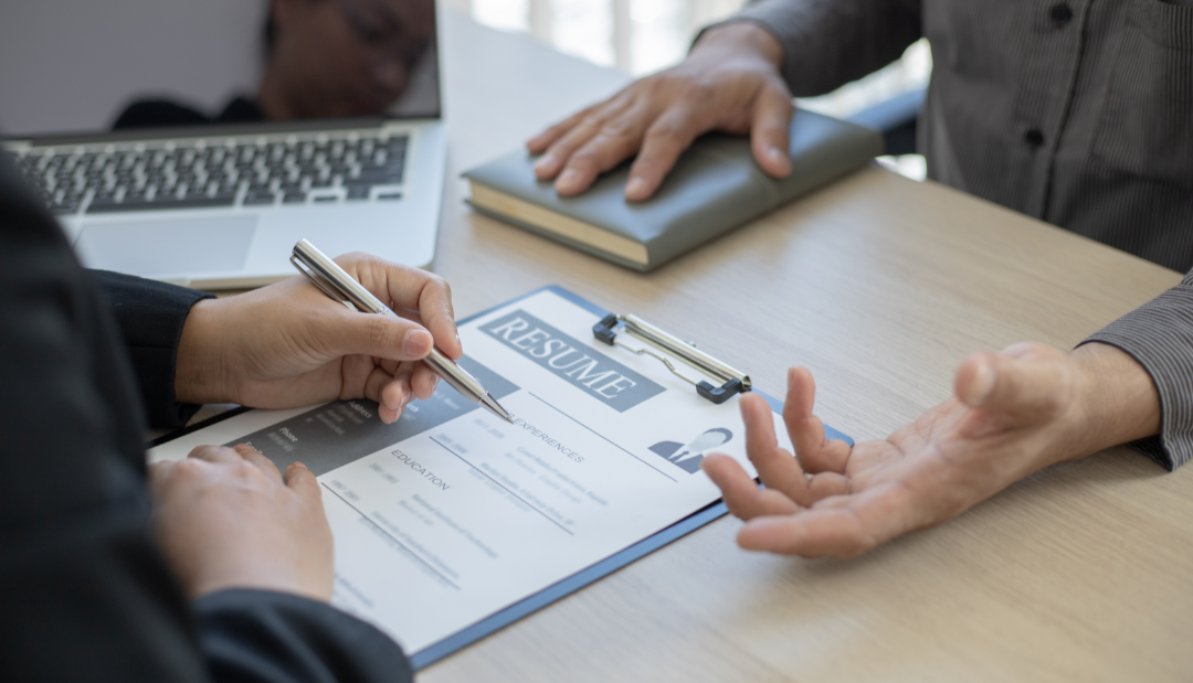 What do recruiters look at first when going through a resume?